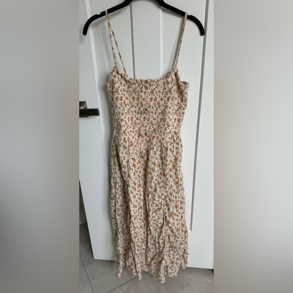 American Eagle Bella Bow Midi Dress in Floral XS - Picture 2 of 5